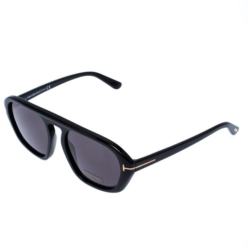 tom ford black aviator sunglasses