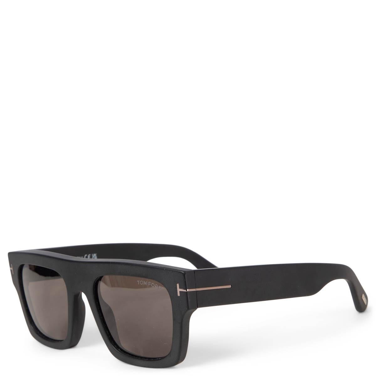 TOM FORD black FAUSTO Sunglasses TF711 For Sale at 1stDibs