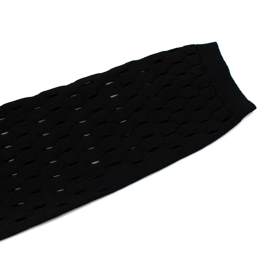 Women's or Men's Tom Ford Black Fishnet Long Sleeve Dress - Size S For Sale