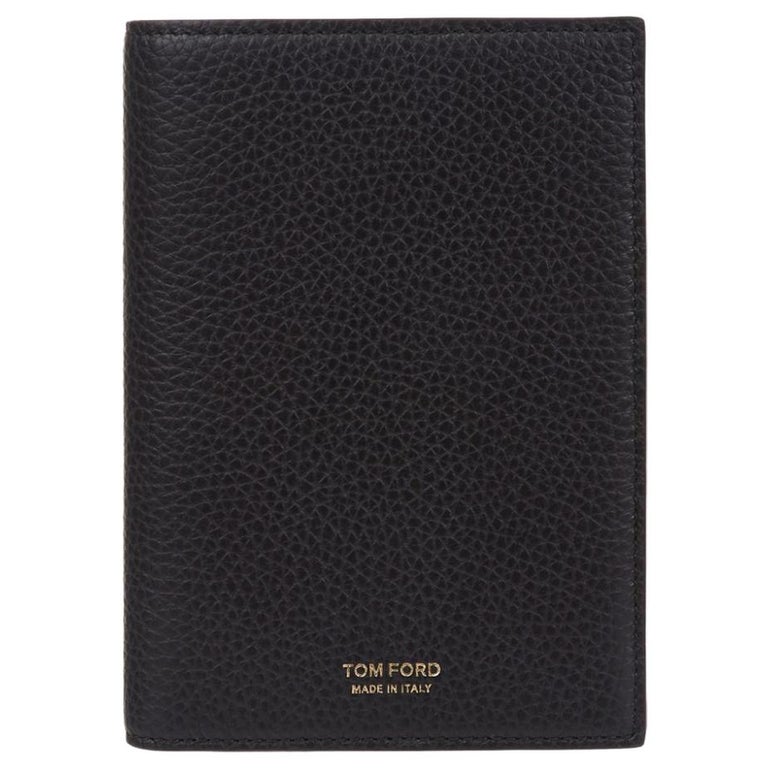 Tom Ford Black Grained Leather Passport Holder at 1stDibs tom ford passport holder