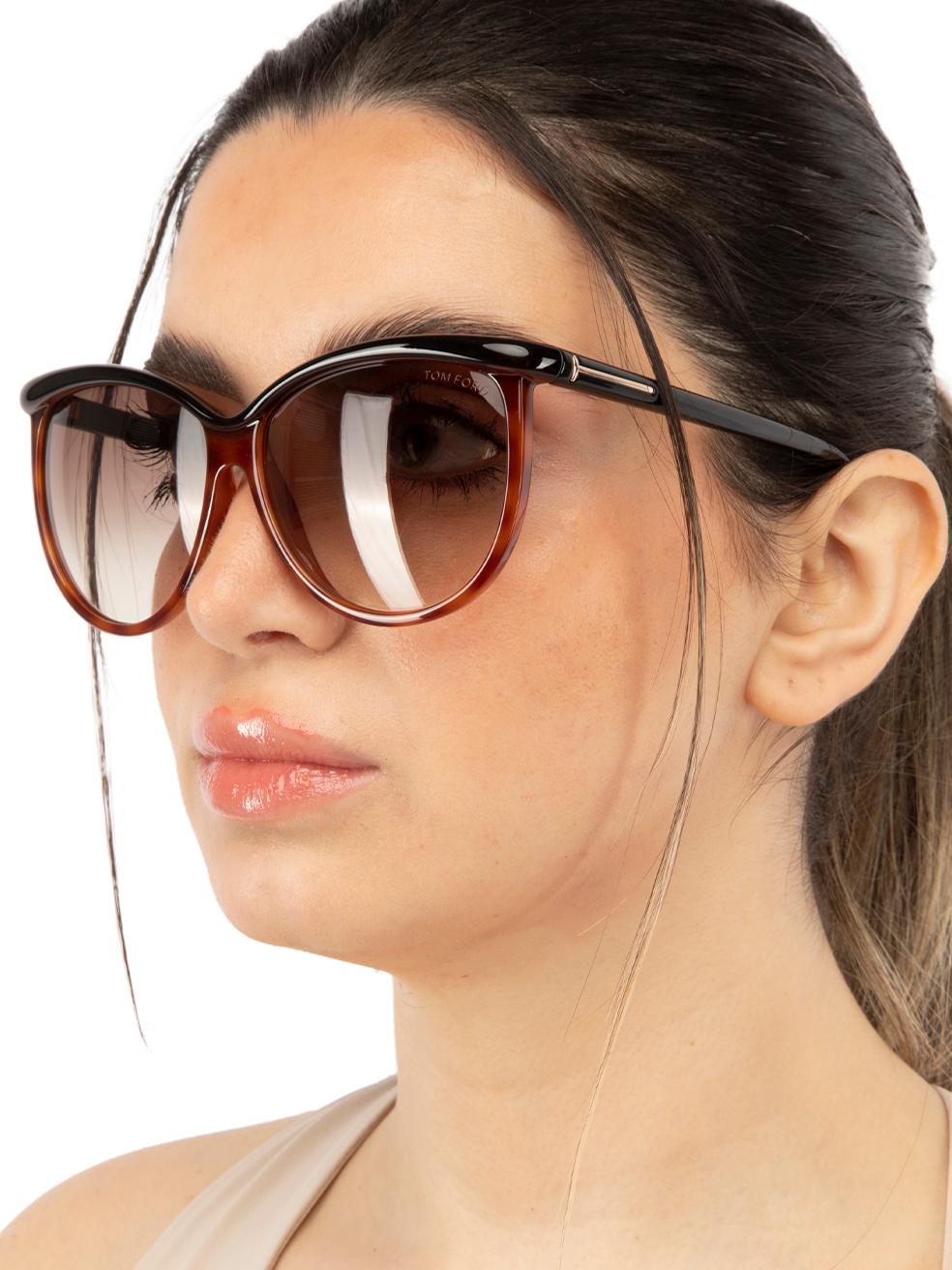 CONDITION is New with tagson this brand new Tom Ford designer item. This item comes with original packaging.
 
 
 
 Details
 
 
 Model: FT0296
 
 Black Havana
 
 Acetate
 
 Cat Eye Sunglasses
 
 Brown Gradient Lens
 
 Full-Rim
 
 
 
 
 
 Made in