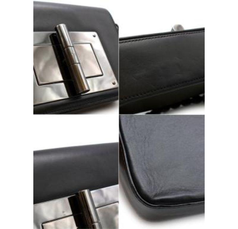 Tom Ford Black Lambskin Medium Natalia Shoulder Bag For Sale 3