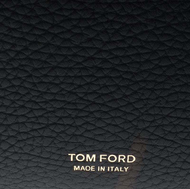 Tom Ford Black Leather Bifold Wallet 2