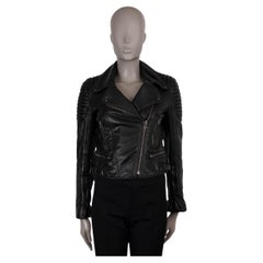 Giacca BIKER Tom Ford in pelle nera 40 S
