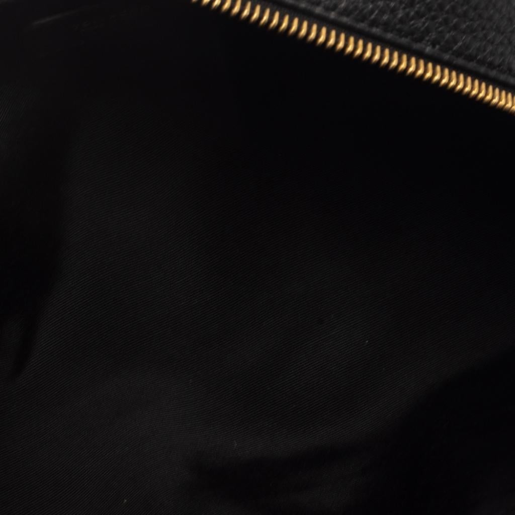 Women's Tom Ford Black Leather Cosmetic Pouch
