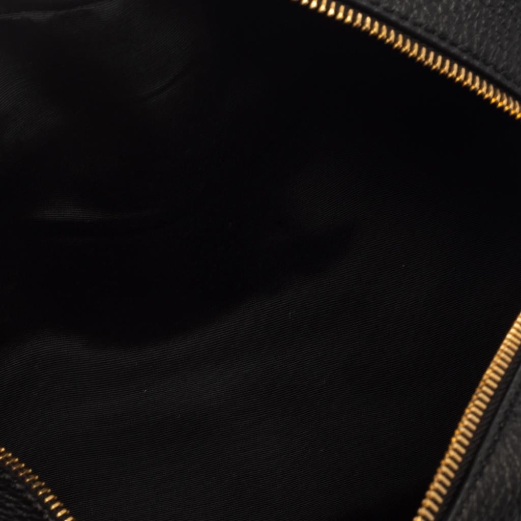 Tom Ford Black Leather Cosmetic Pouch 1