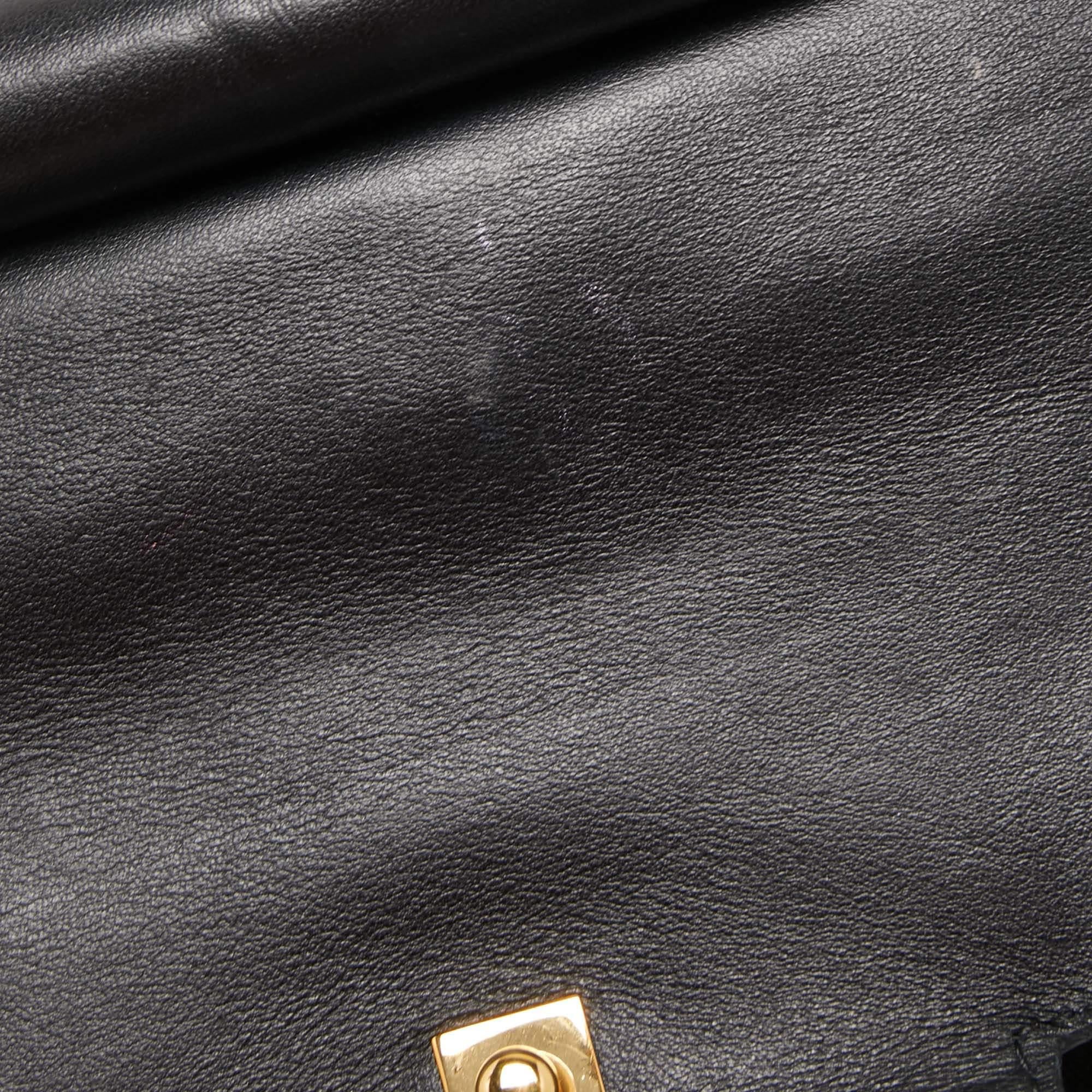 Tom Ford Black Leather Icon TF Tote 11