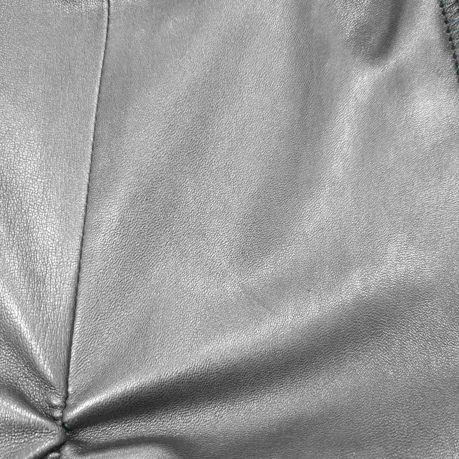 Tom Ford Black Leather Jacket Skirt Suit For Sale 7