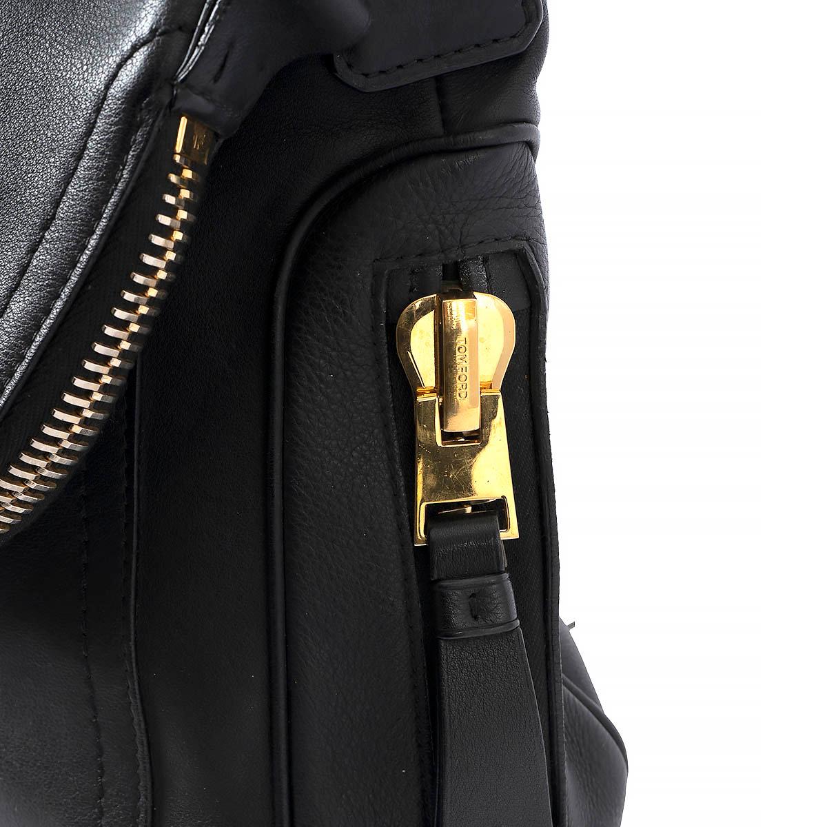 De las mujeres Bolso de hombro JENNIFER LARGE CROSSBODY de cuero negro TOM FORD en venta