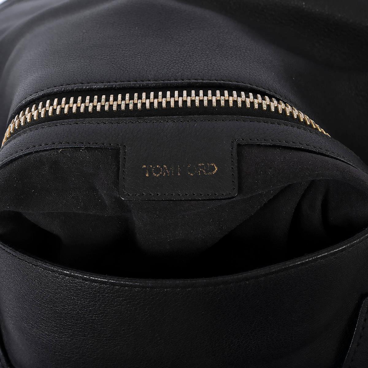 Bolso de hombro JENNIFER LARGE CROSSBODY de cuero negro TOM FORD en venta 1