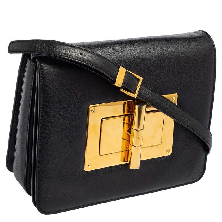 Tom Ford Women's Large Leather Bag Black