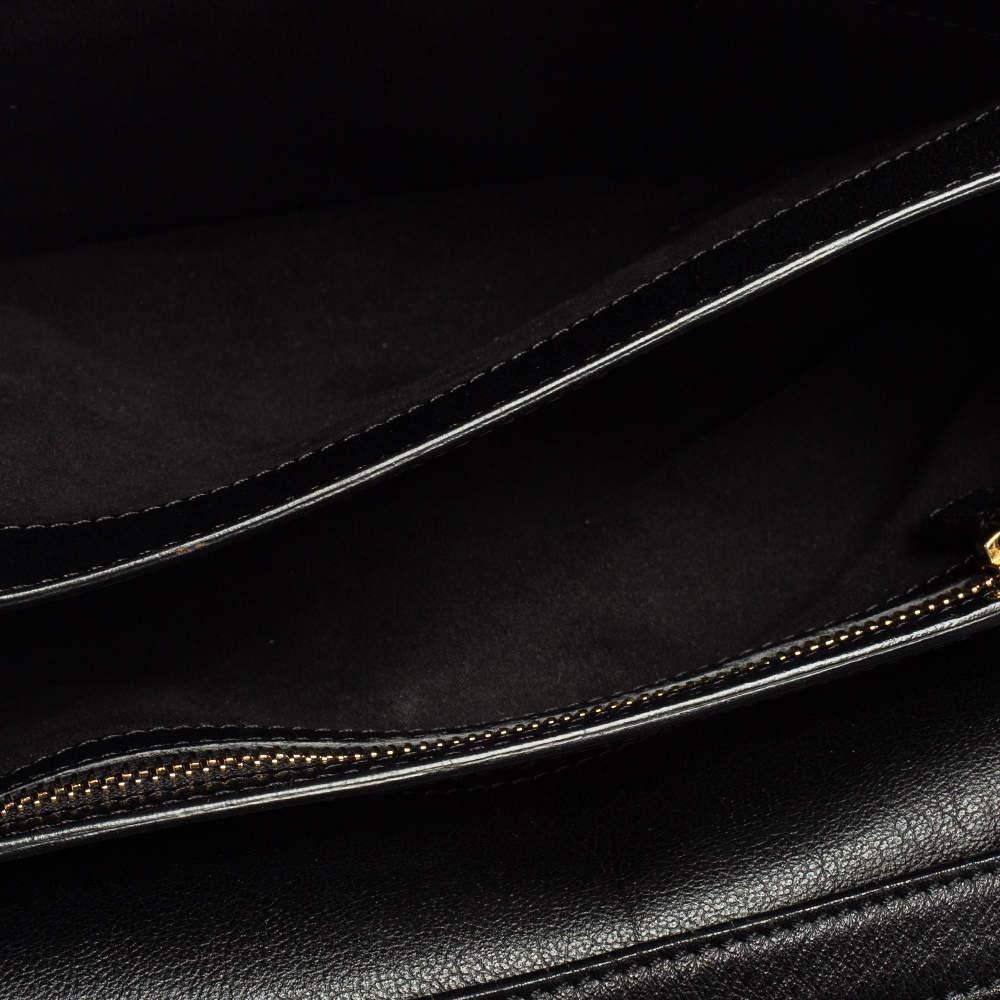 Tom Ford Black Leather Large Natalia Shoulder Bag 2