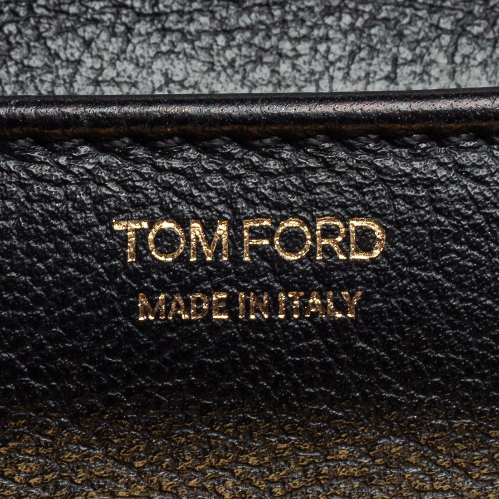 Tom Ford Black Leather Mini Natalia Shoulder Bag 3
