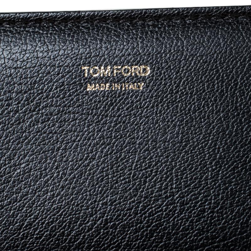 Tom Ford Black Leather Natalia Crossbody Bag 1