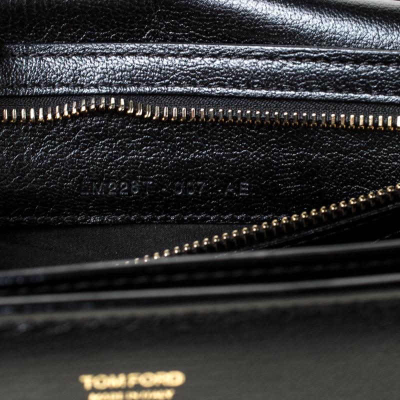 Tom Ford Black Leather Natalia Crossbody Bag 2