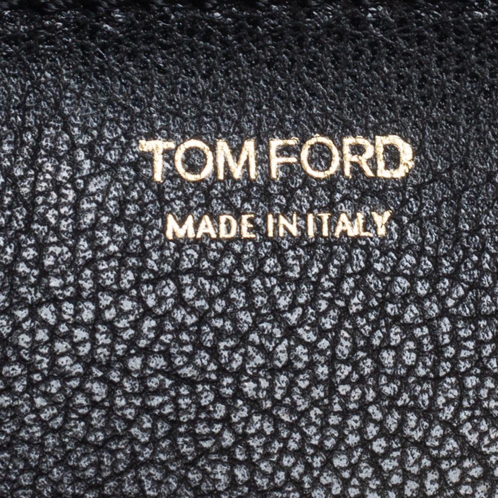 Tom Ford Black Leather Natalia Crossbody Bag 1