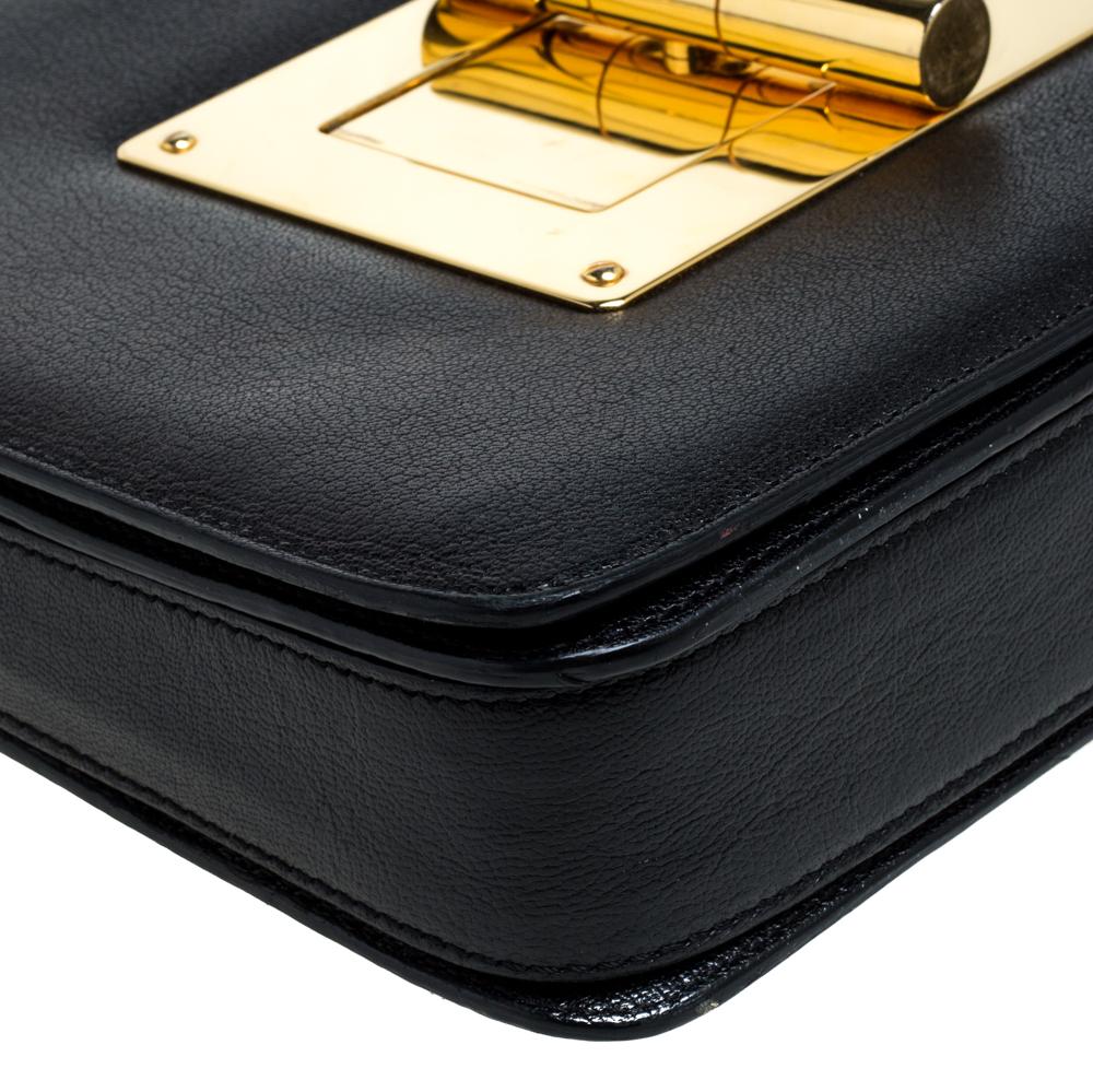 Tom Ford Black Leather Natalia Shoulder Bag 7