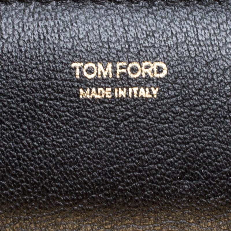 Tom Ford Black Leather Small Natalia Crossbody Bag 2