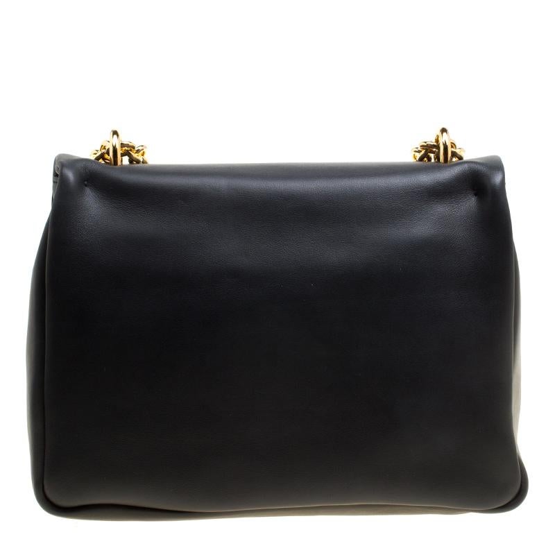 Tom Ford Black Leather Small Natalia Shoulder Bag 2