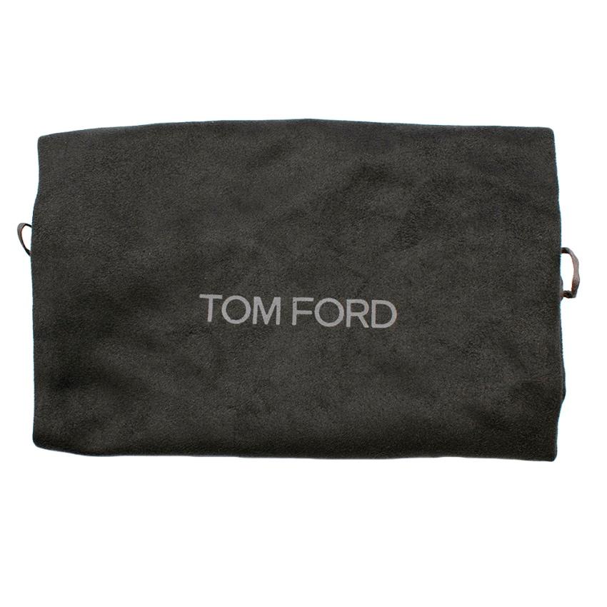 Tom Ford Black Leather & Vinyl Heeled Peep-toe Sling-backs - Size 38 4