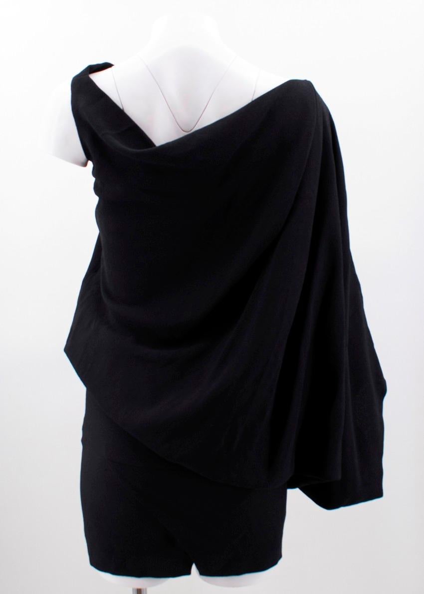  Tom Ford Black One Shoulder Dress - Size US 0 In New Condition For Sale In London, GB