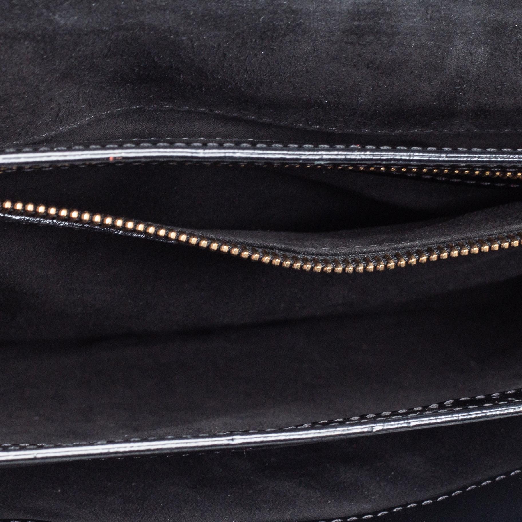 Tom Ford Black Patent Leather Natalia Crossbody Bag For Sale 3