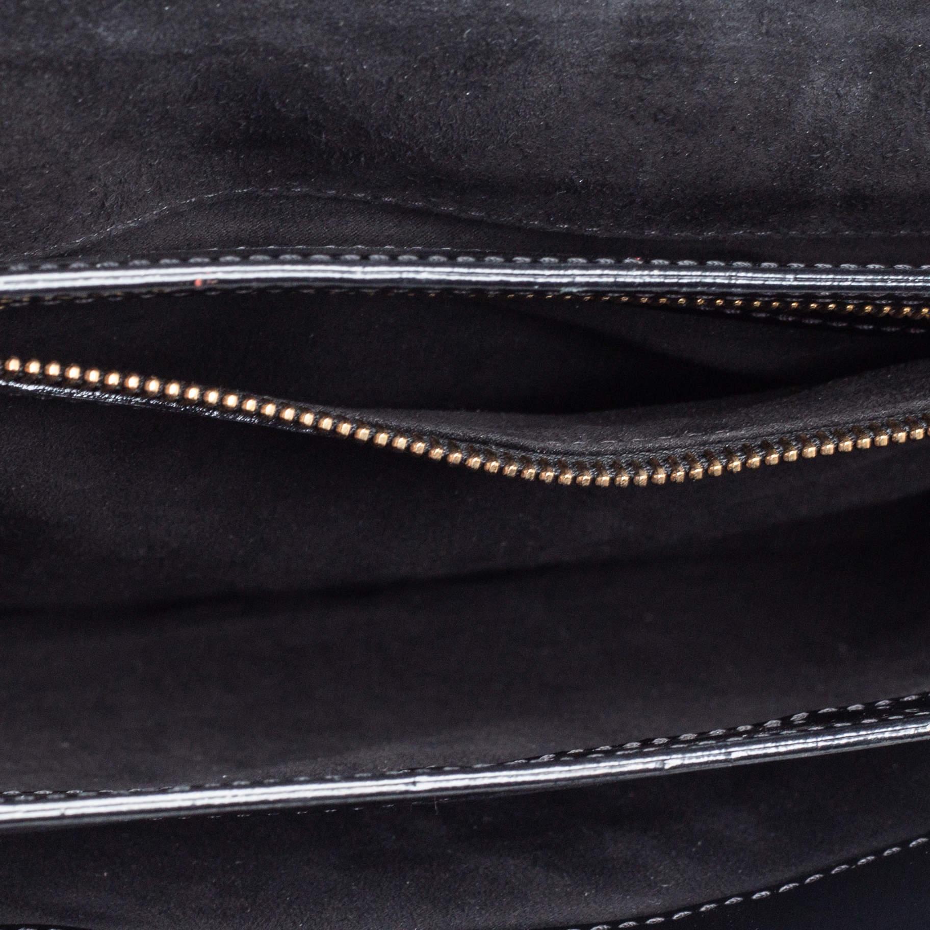 Tom Ford Black Patent Leather Natalia Crossbody Bag For Sale 6