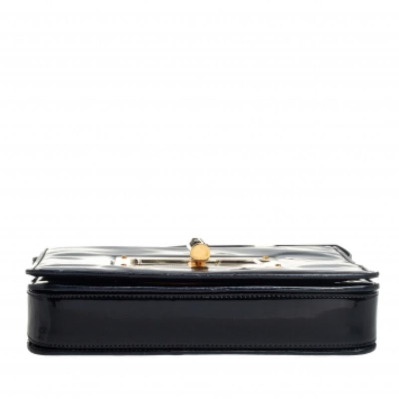 Tom Ford Black Patent Leather Natalia Crossbody Bag For Sale 2