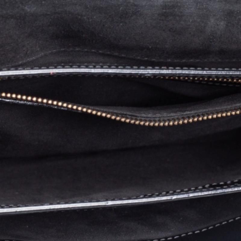 Tom Ford Black Patent Leather Natalia Crossbody Bag For Sale 5