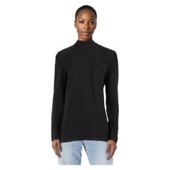 Tom Ford Black Pocket Detail Long Sleeve Top Size XXS