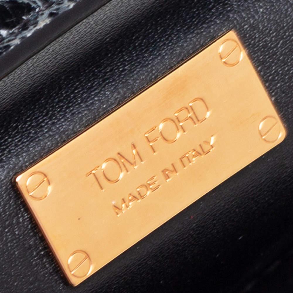 Women's Tom Ford Black Python Large Natalia Shoulder Bag
