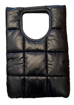 Tom Ford Black Quilted Nylon Puffy Alix Bag