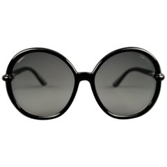 TOM FORD Black Round Ombre Lens CAITHLYN Sunglasses