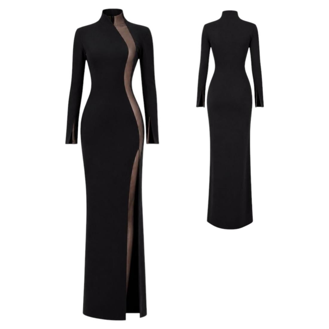 Tom Ford Black Statement Dress Spring/Summer 2018 Size 40IT For Sale