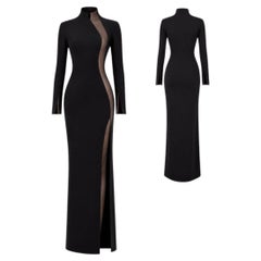 Tom Ford Vestido negro Statement Primavera/Verano 2018 Talla 40IT