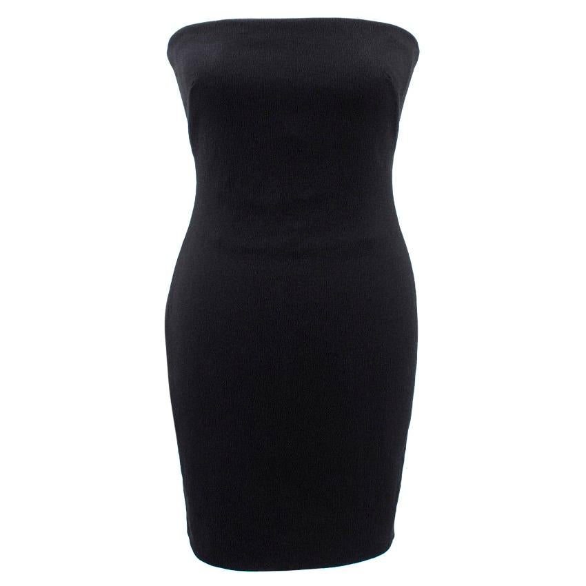 Tom Ford Black Strapless Dress - Size US 2 For Sale 3