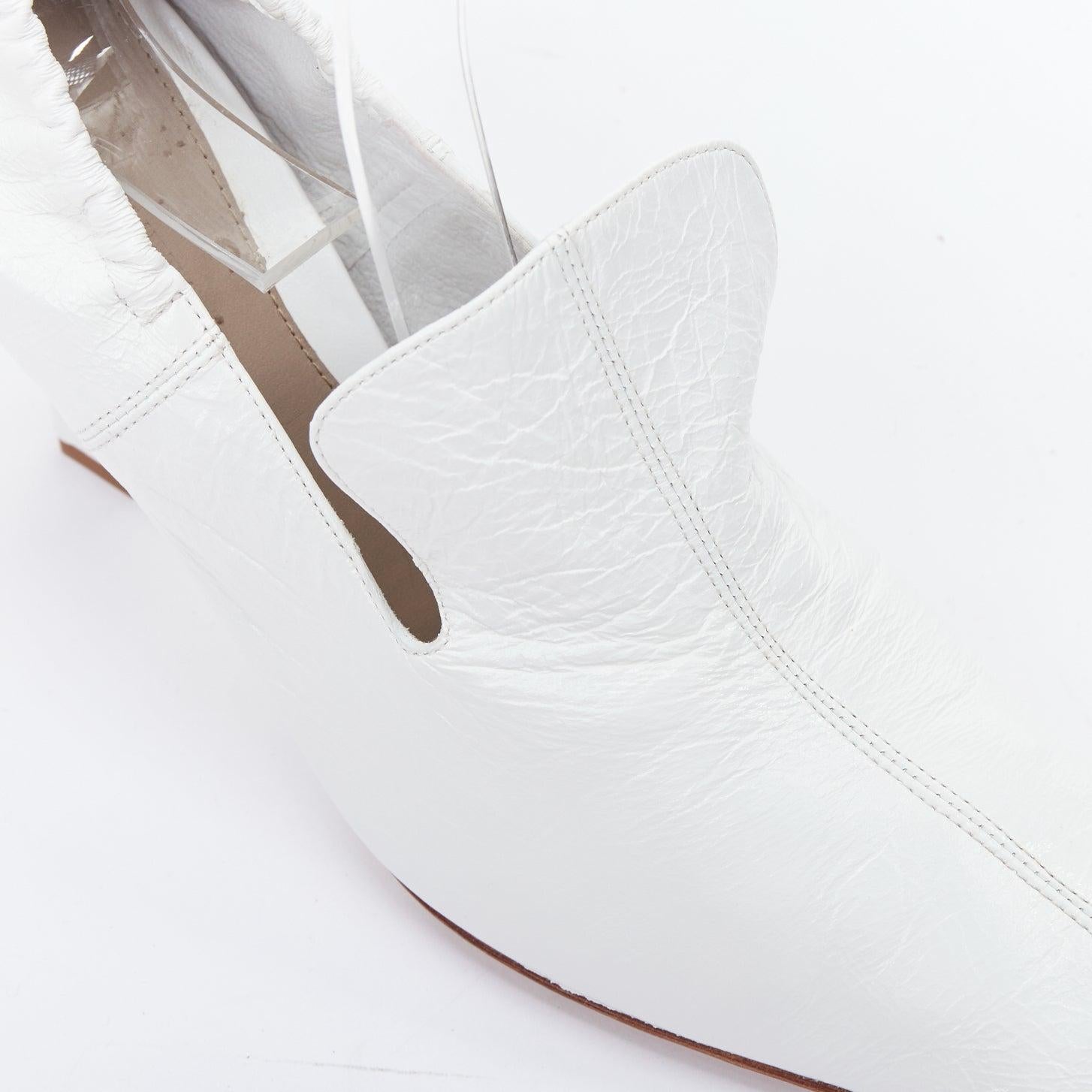 TOM FORD schwarzer Samt silberner großer Kristall TF verschönert flache Sandalen EU38 im Angebot 2