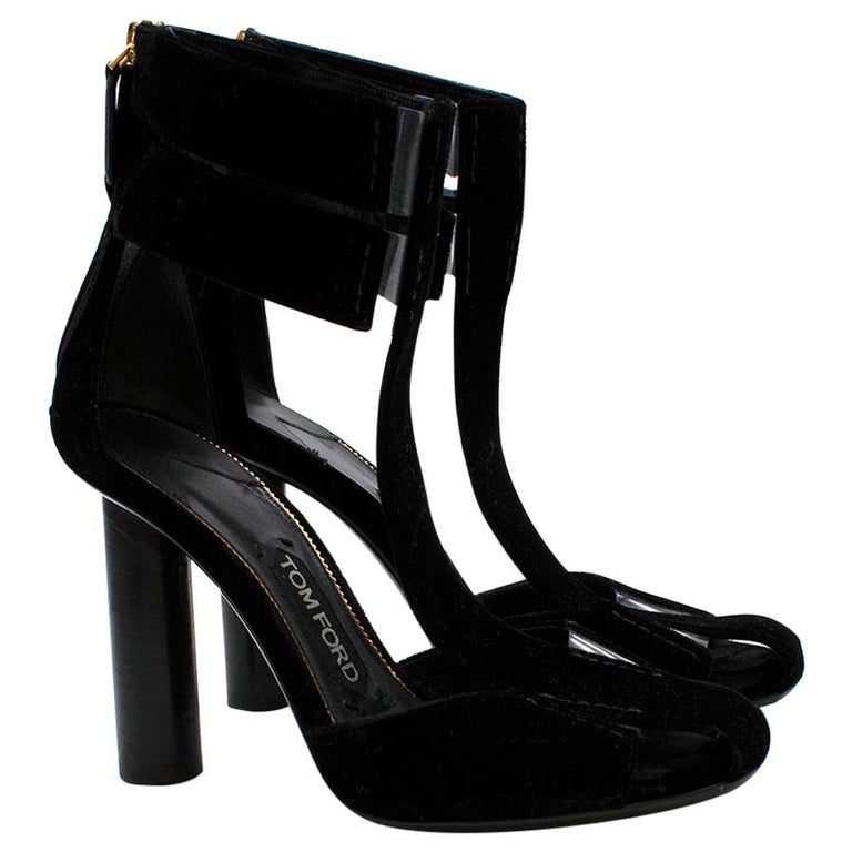 tom ford black platform heels