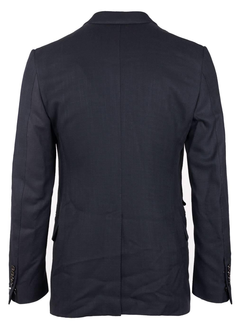 The signature Tom Ford Shelton Jacket updated in a viscose textile. This constructed Shelton Base jacket is finished with notch lapels, flap pockets and a double breasted silhouette. The jacket is unique in a black shade with slight charcoal