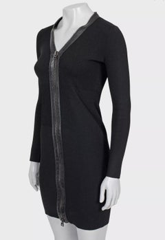 Tom Ford Black Viscose Slim-Fit Dress Sz.XS