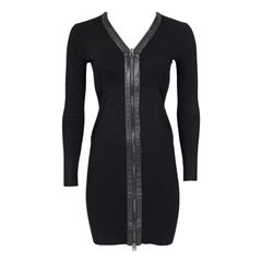 Tom Ford - Vestito slim in viscosa nera, taglia XS