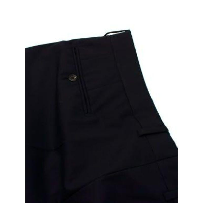 Tom Ford Black Wool Trousers For Sale 6