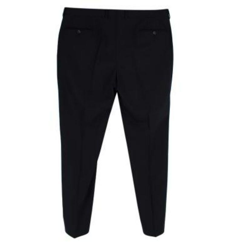 Tom Ford Black Wool Trousers In Good Condition For Sale In London, GB