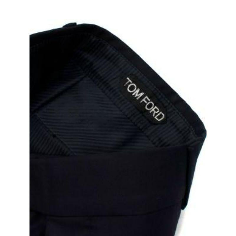 Tom Ford Black Wool Trousers For Sale 3