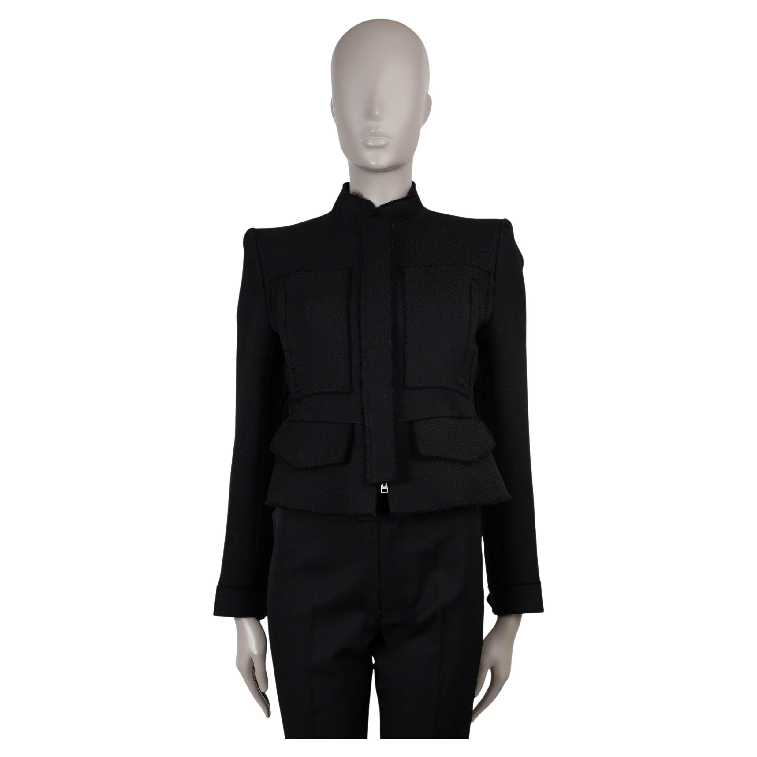 TOM FORD UTILItarIAN TWILL Blazer aus schwarzer Wolle UTILITARIAN 38 XS im Angebot