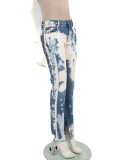 Tom Ford Blue Bleached Denim Skinny Jeans Size S