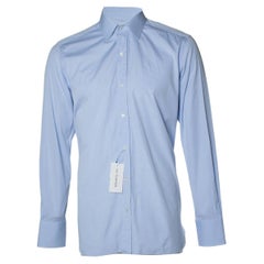Tom Ford, camicia in cotone blu