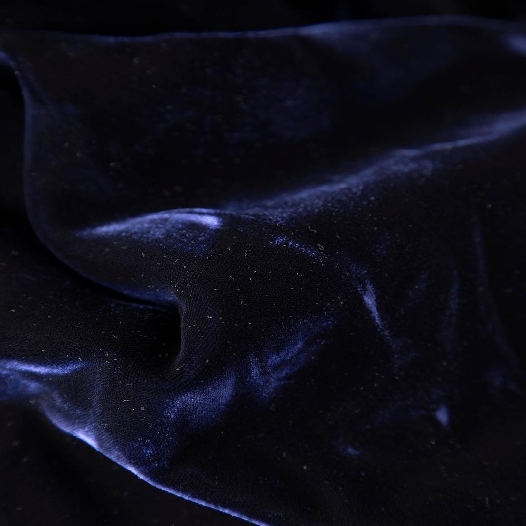 Tom Ford Blue Velvet Ruched Dress With Corset Size L In New Condition For Sale In London, GB