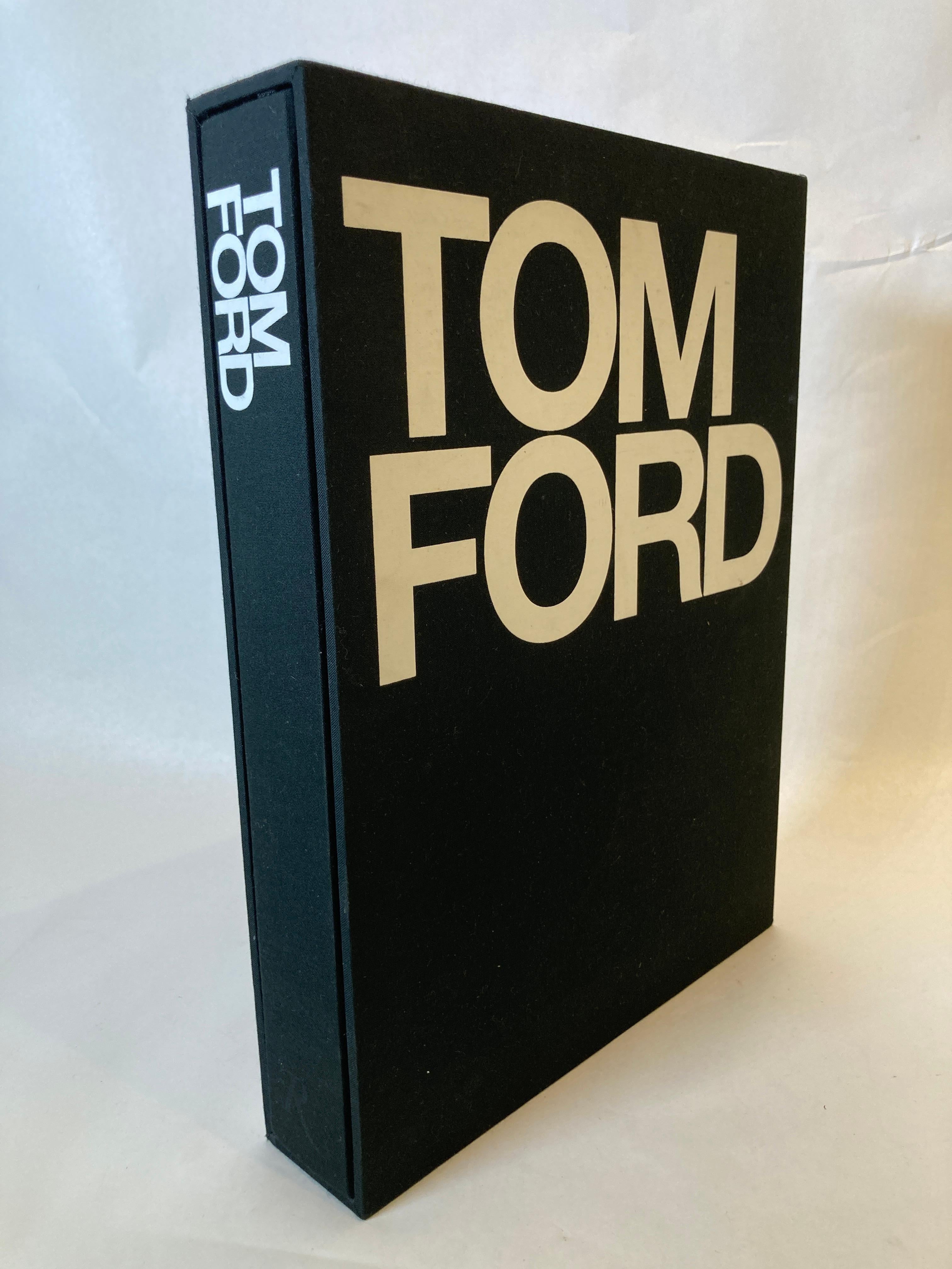 TOM FORD Book in Slipcased, Oversized Coffee Table Book 2004 Rizzoli In Good Condition In North Hollywood, CA