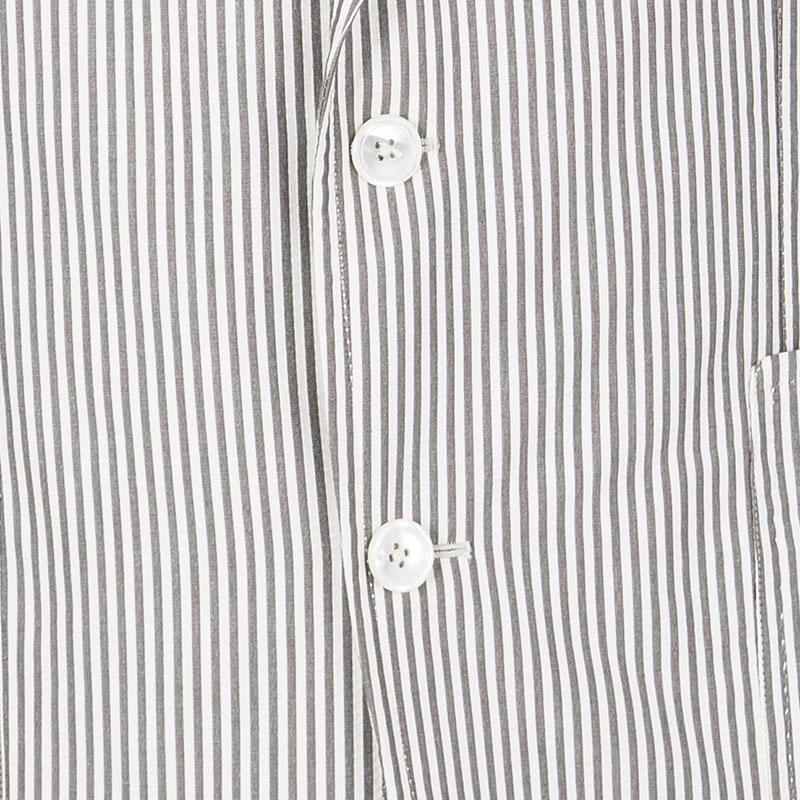 Gray Tom Ford Brown and White Striped Cotton Basic Base Blazer XL